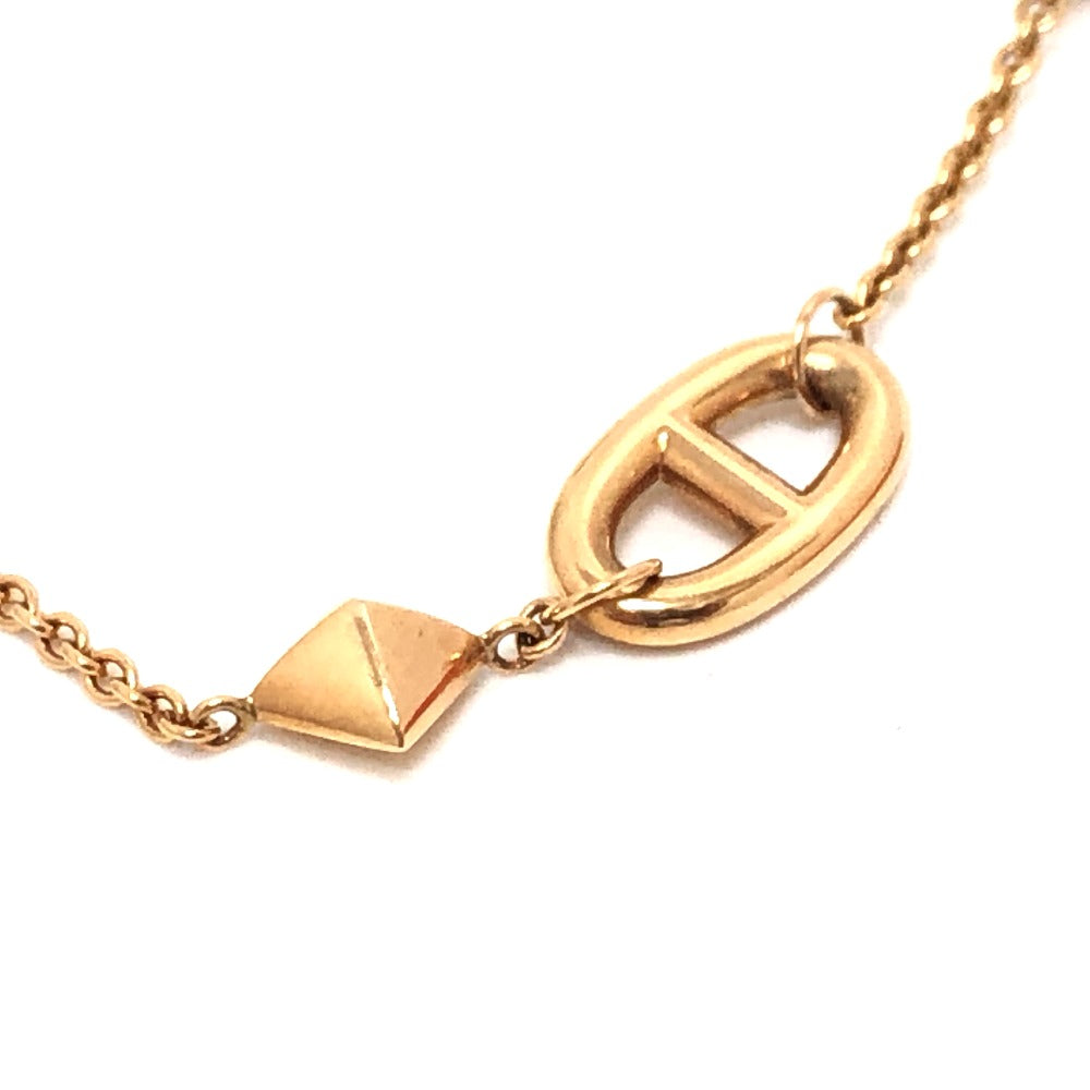 HERMES bracelet 18K Pink Gold gold 750PG Chene Dunkle Medor Ronde Multi Women  d