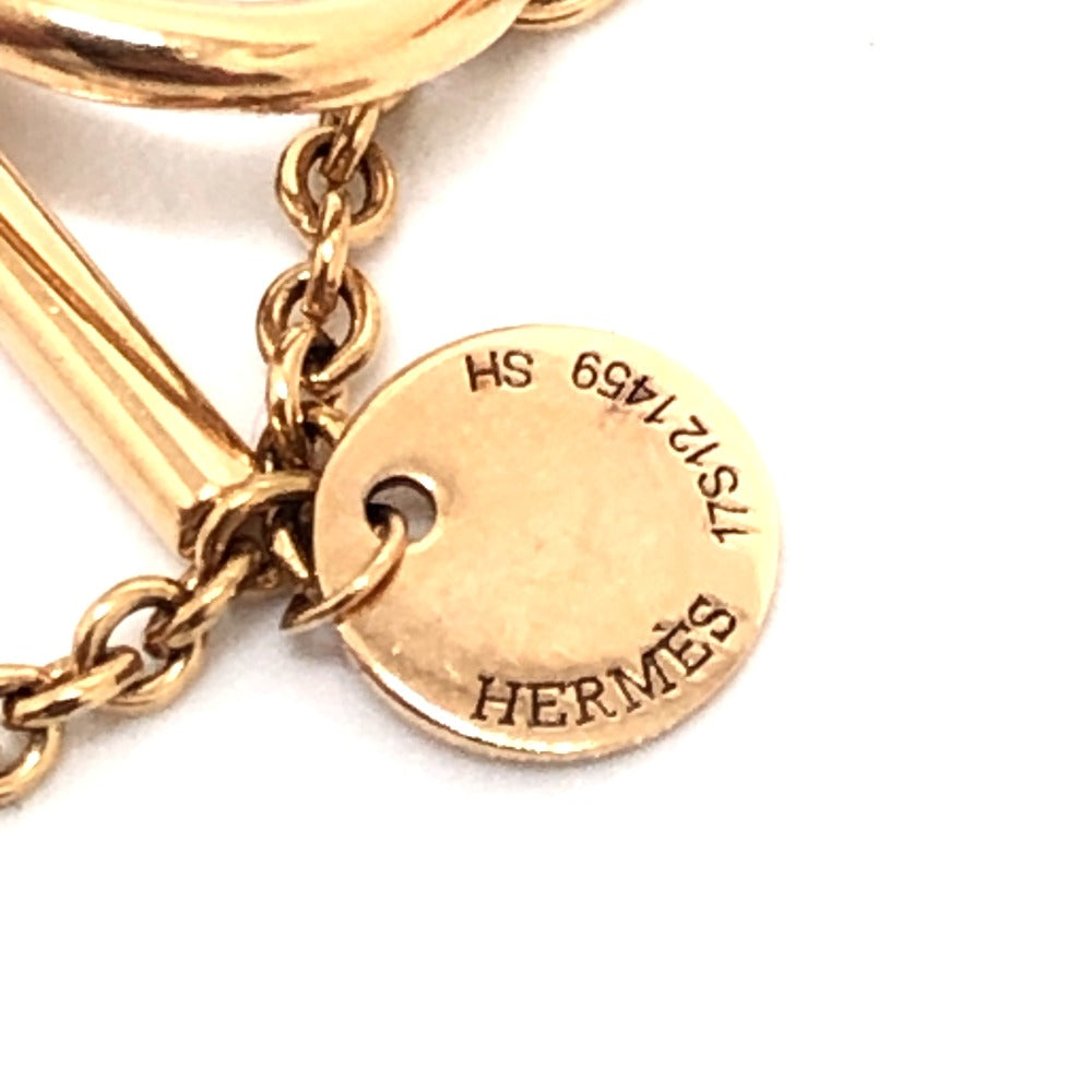 HERMES bracelet 18K Pink Gold gold 750PG Chene Dunkle Medor Ronde Multi Women  d