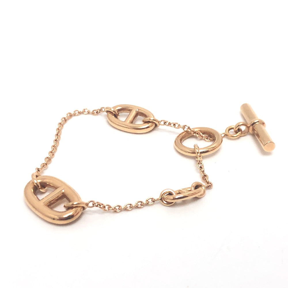 HERMES bracelet 18K Pink Gold gold Chene Dunkle Farandole Women  d