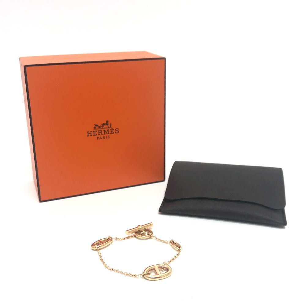 HERMES bracelet 18K Pink Gold gold Chene Dunkle Farandole Women  d