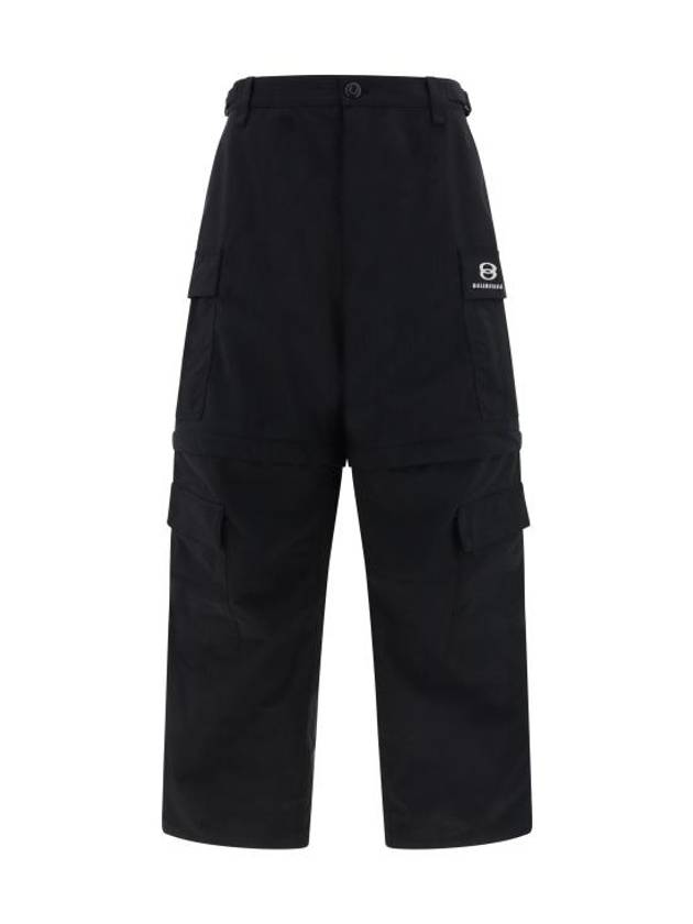 Luxury Balenciaga Trending 2025 Unity Sports Icon Cargo Straight Pants Black