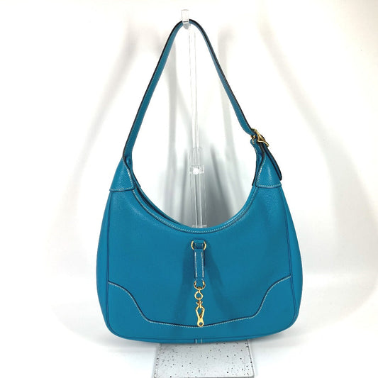 HERMES Shoulder Bag Togo blue Trim 31 Women  d