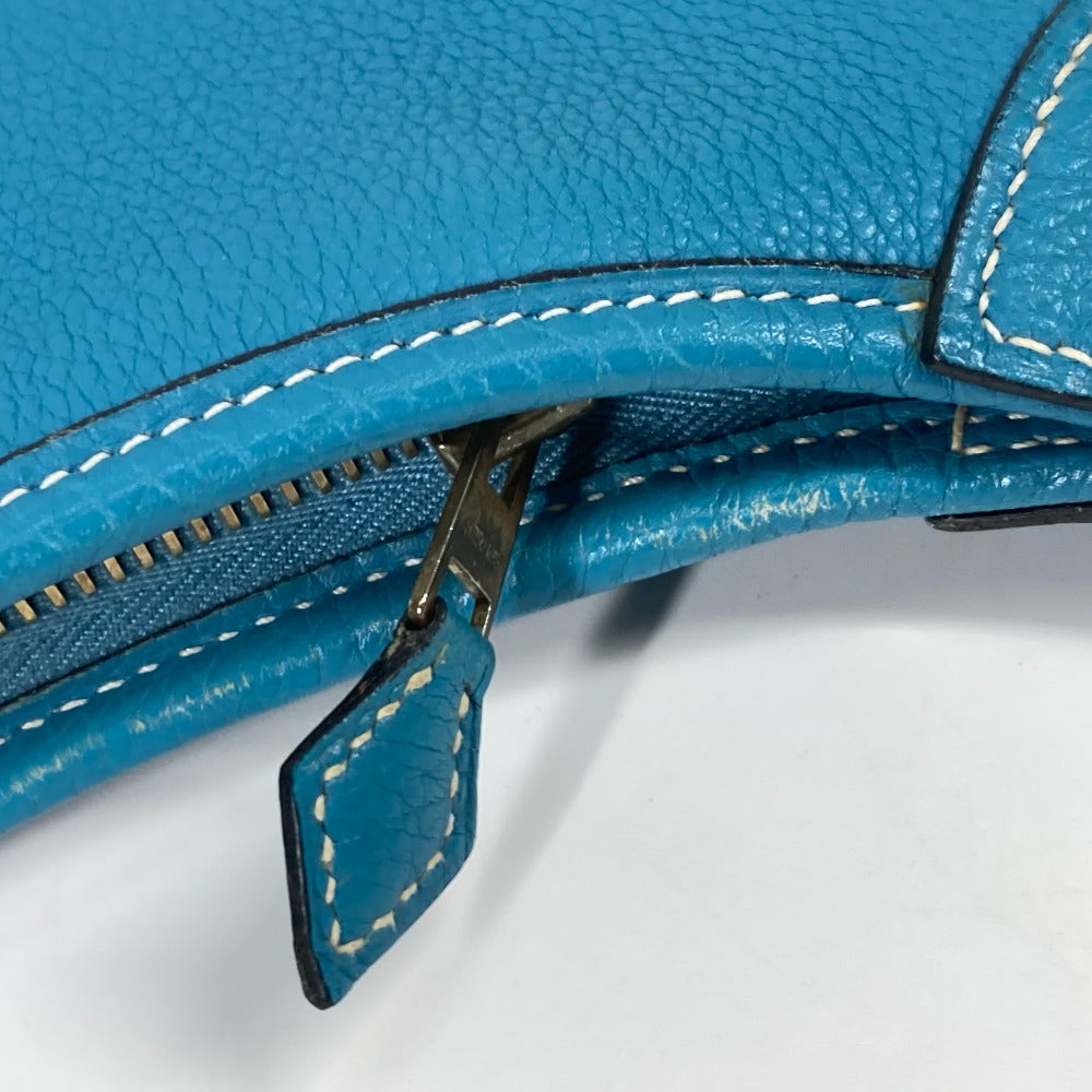 HERMES Shoulder Bag Togo blue Trim 31 Women  d