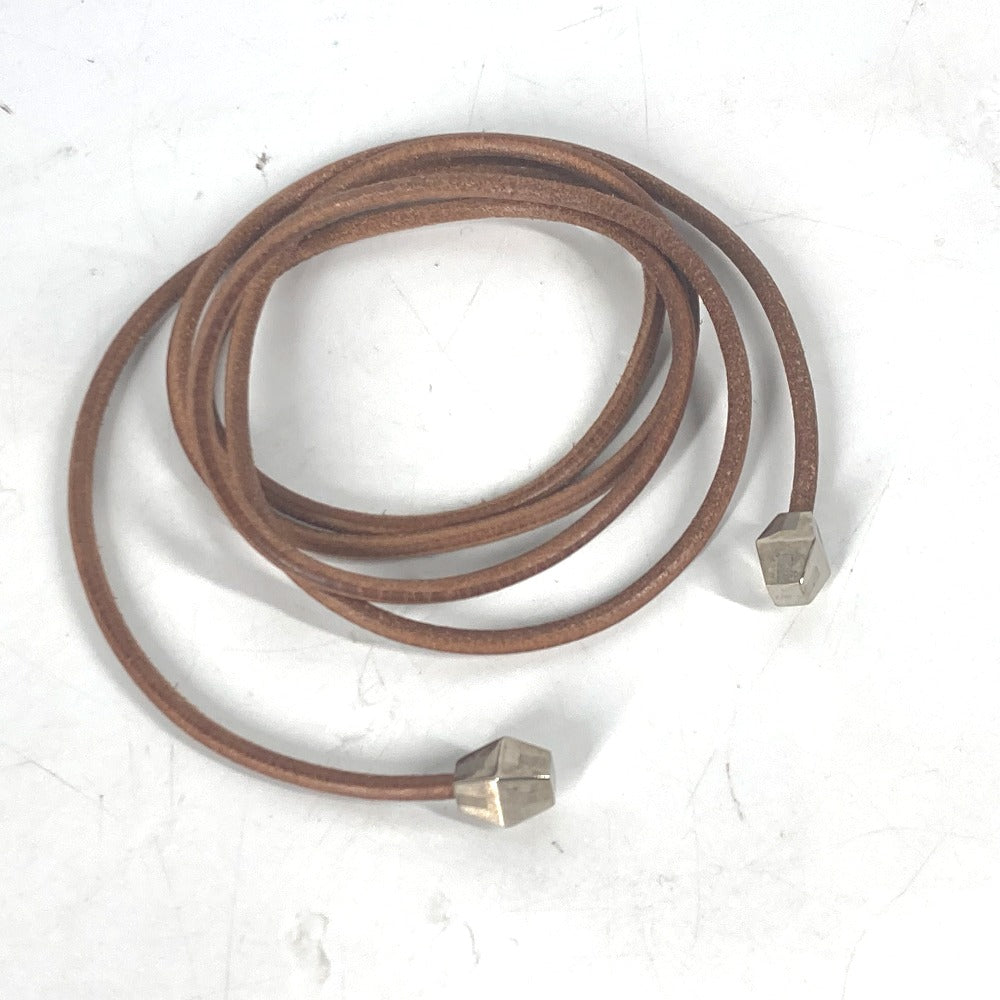 HERMES belt leather beige String belt Women  d