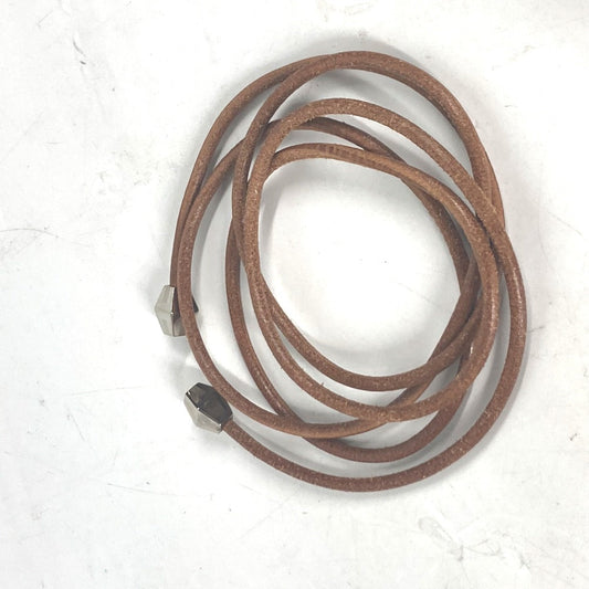 HERMES belt leather beige String belt Women  d