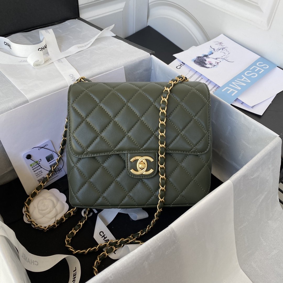 CHLMini Top Qualityap Bag Dark Green For Women Bags 6.7in/17cm