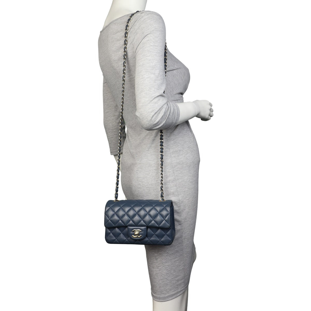 Chanel Classic Flap Mini Rectangular Bag Lambskin
