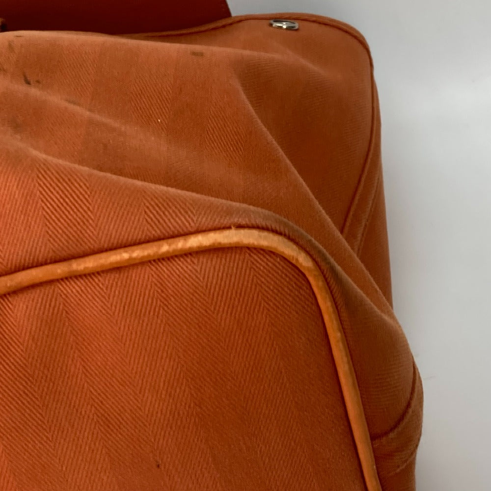HERMES Tote Bag Canvas / Leather Orange bag handbag Valparaiso MM Women  d