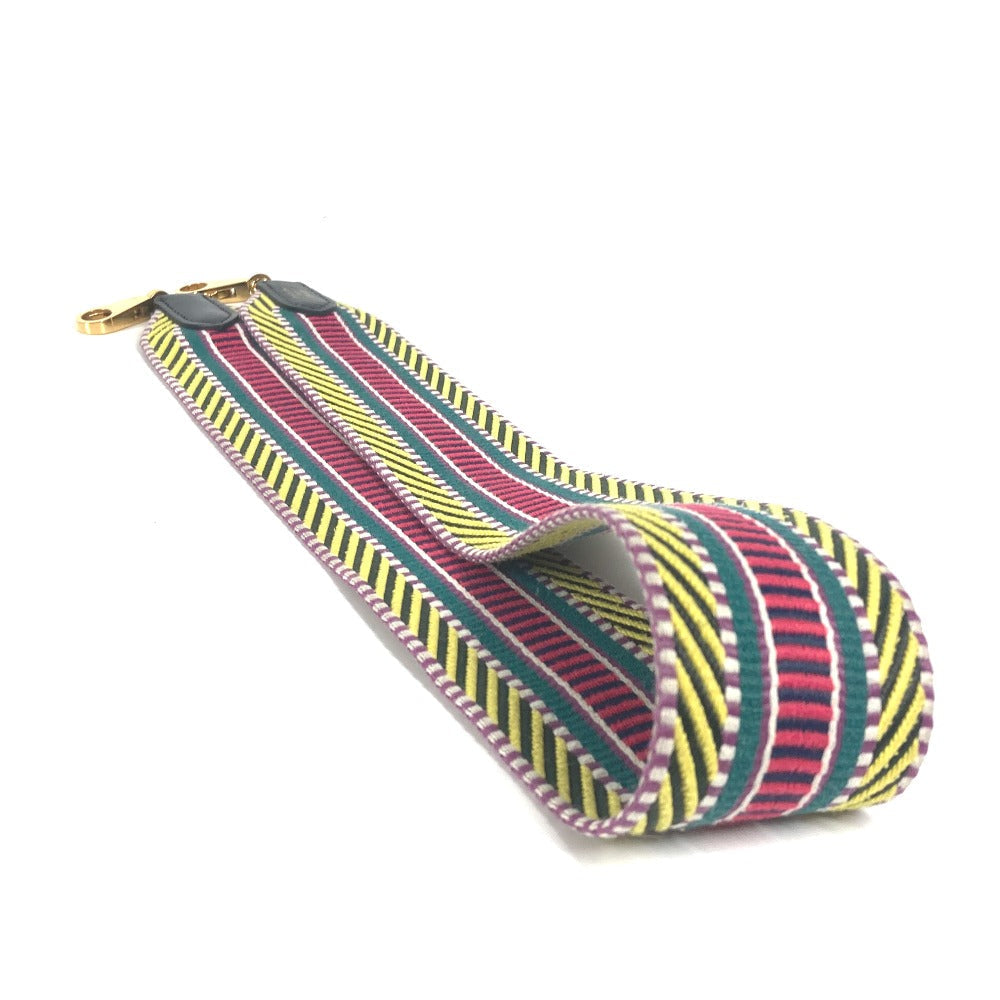 HERMES Shoulder strap Canvas / leather multicolor Sangle Kaval Women  d