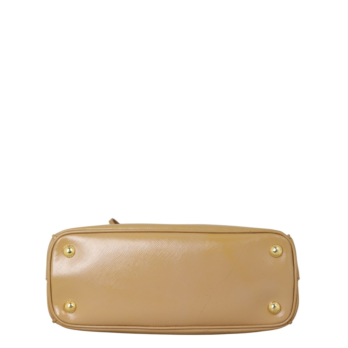 Prada Saffiano Vernice Galleria Double Zip Tote Mini