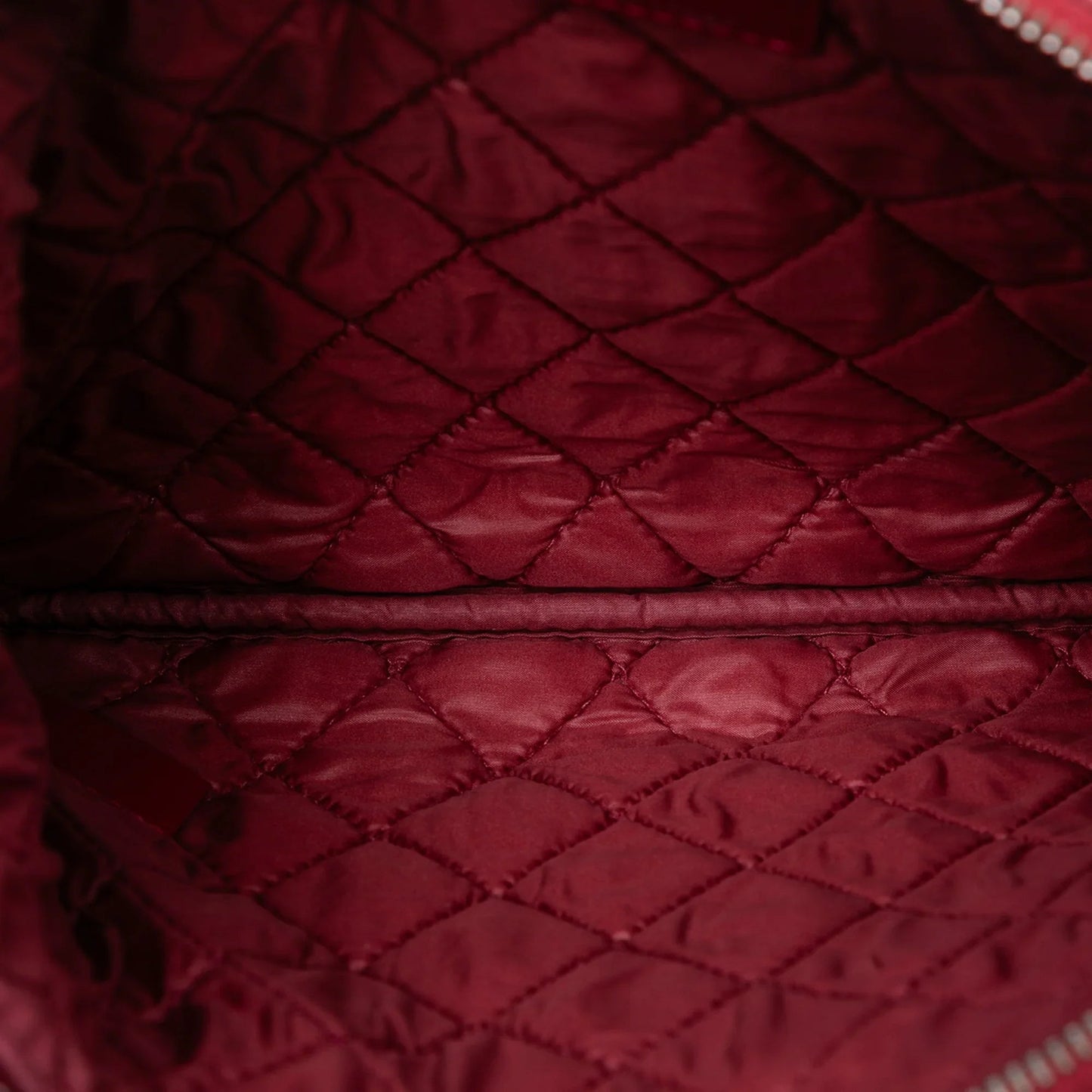 Red Chanel Small Crinkled Patent O Case Clutch