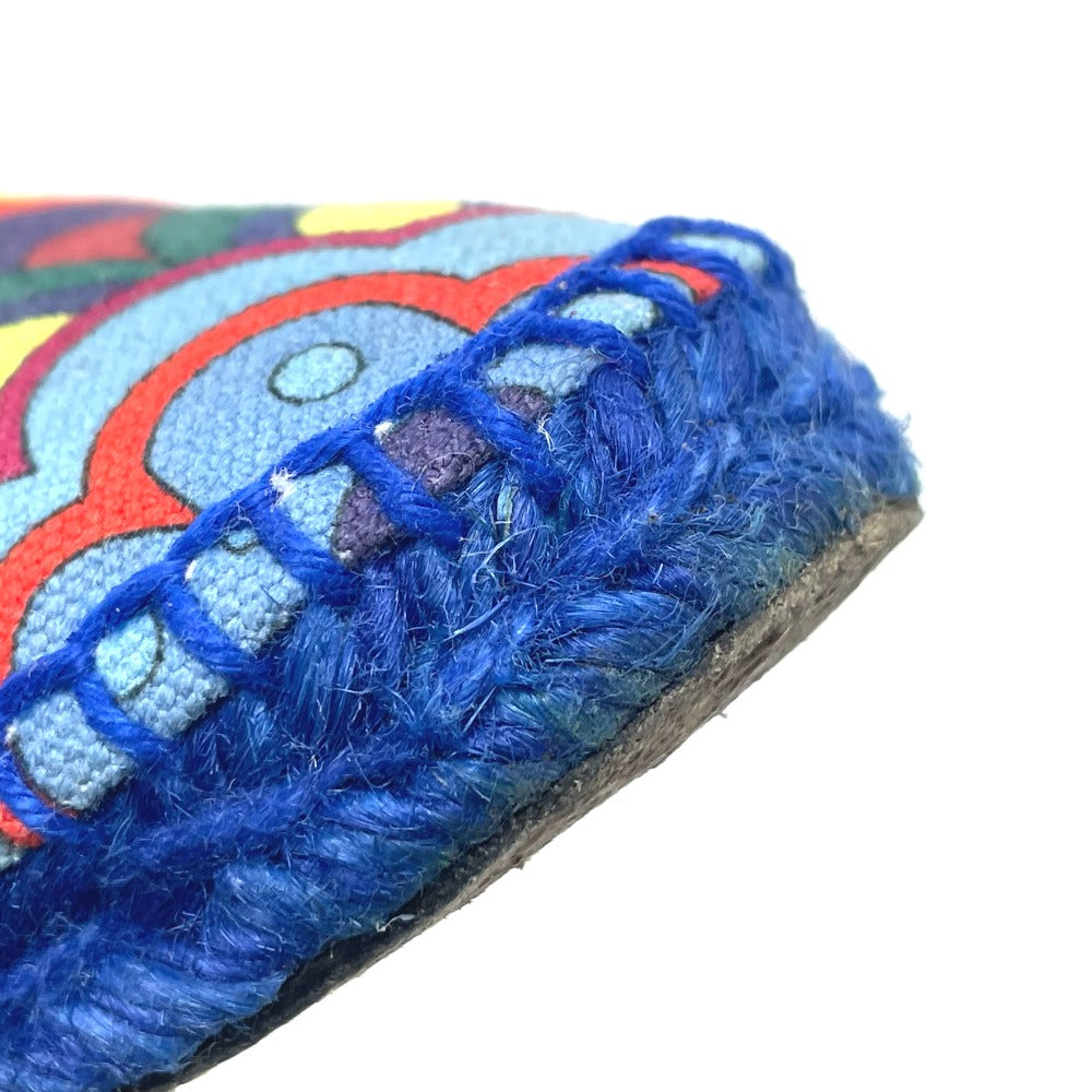 HERMES Slip-on cotton multicolor Espadrille Women 35  d
