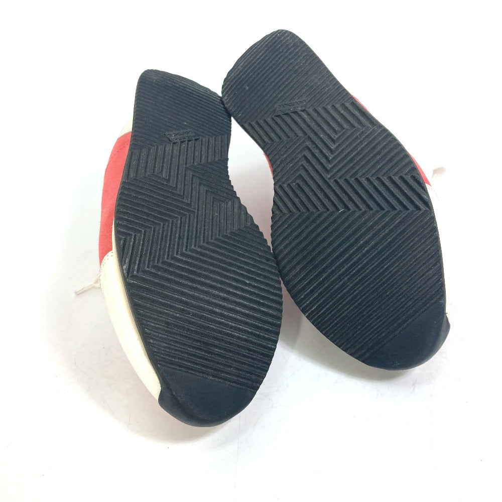 HERMES sneakers suede crimson quick shoes Women 36  d