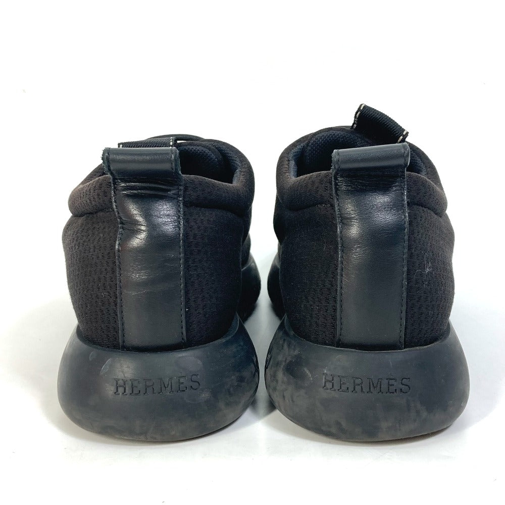 HERMES sneakers Mesh / leather black mesh Women 37  d
