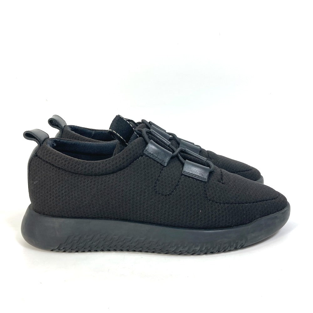HERMES sneakers Mesh / leather black mesh Women 37  d