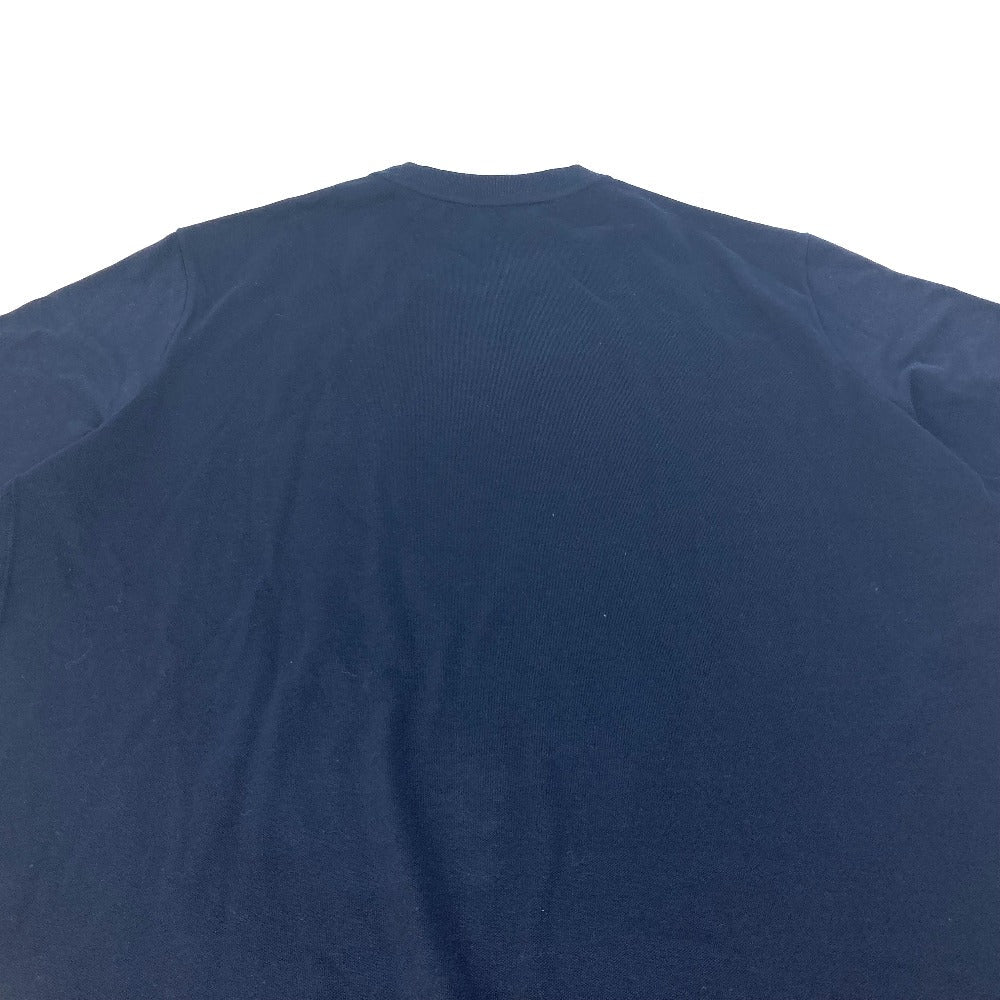 HERMES Short sleeve T-shirt cotton Navy Tops Apparel H embroidery mens XXL  d