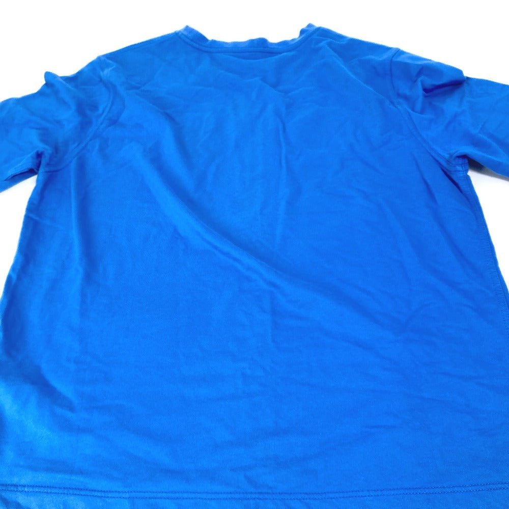 HERMES Short sleeve T-shirt cotton blue Hello Mr. Falier Patch mens M  d