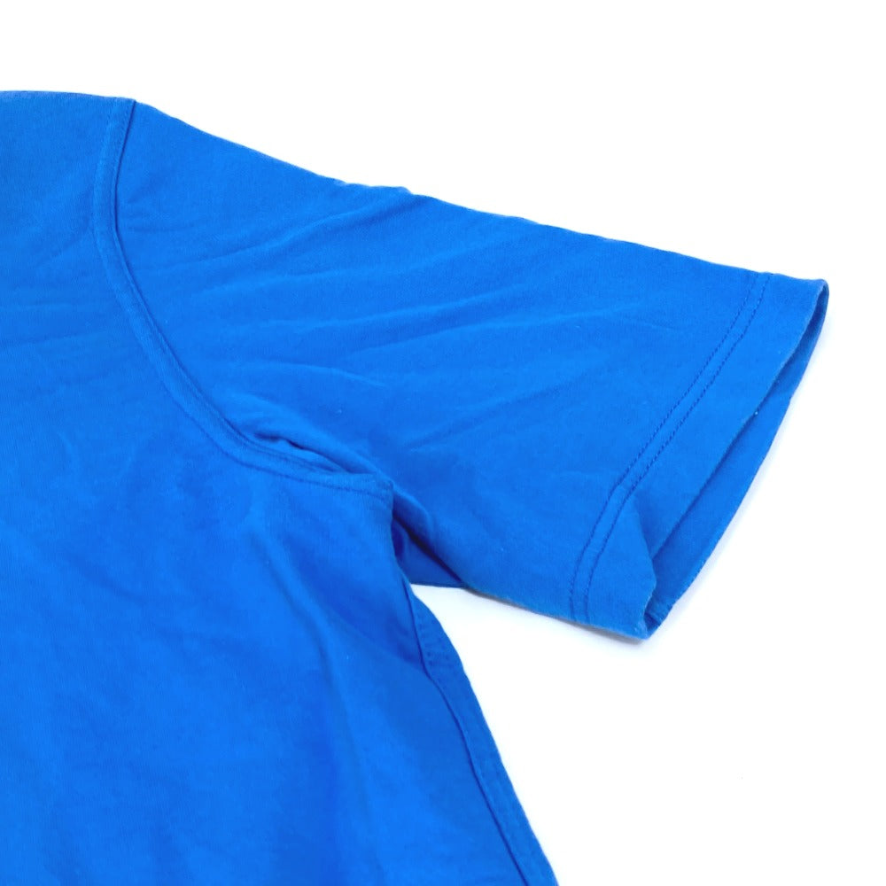HERMES Short sleeve T-shirt cotton blue Hello Mr. Falier Patch mens M  d