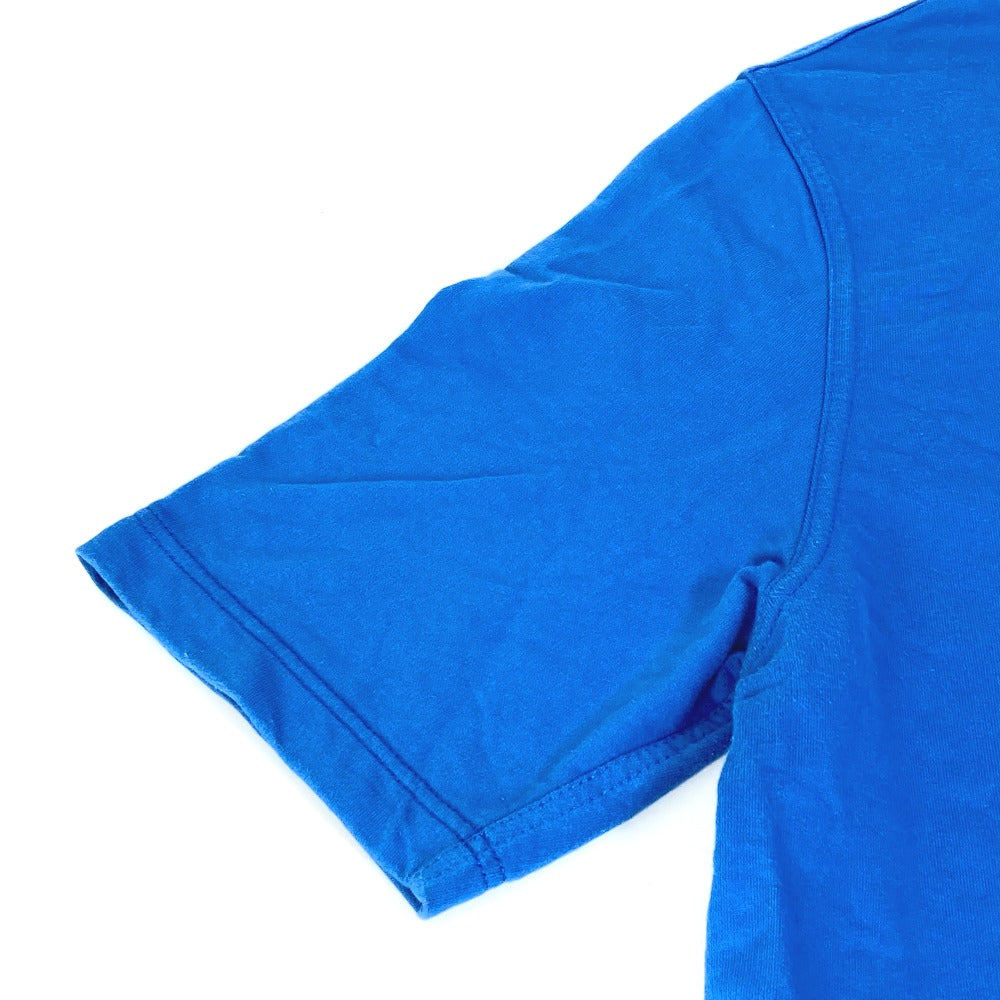 HERMES Short sleeve T-shirt cotton blue Hello Mr. Falier Patch mens M  d