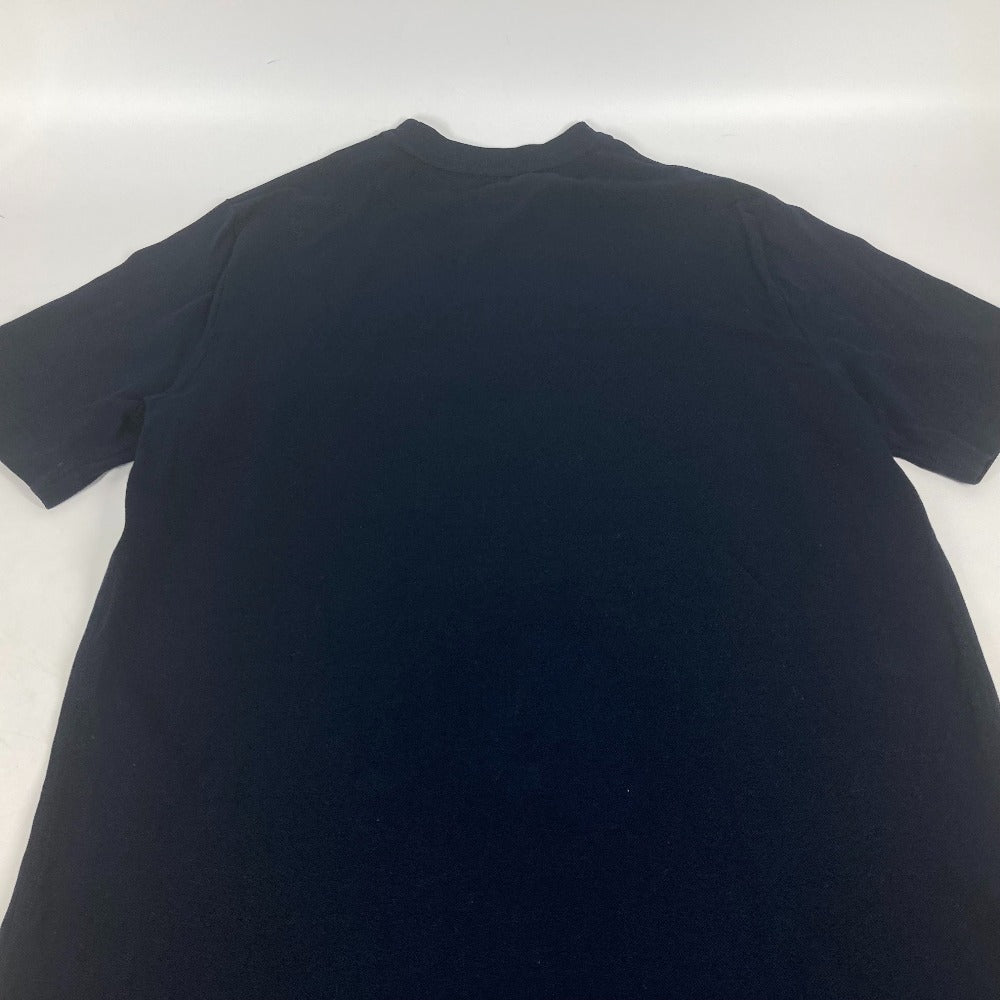 HERMES Short sleeve T-shirt cotton Navy pocket logo mens M  d