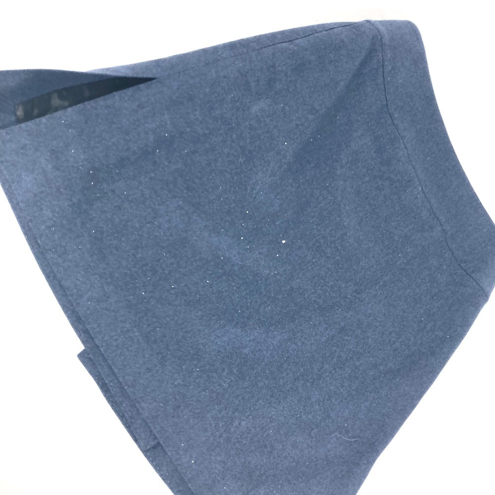 HERMES skirt wool Navy Plain Women 34  d