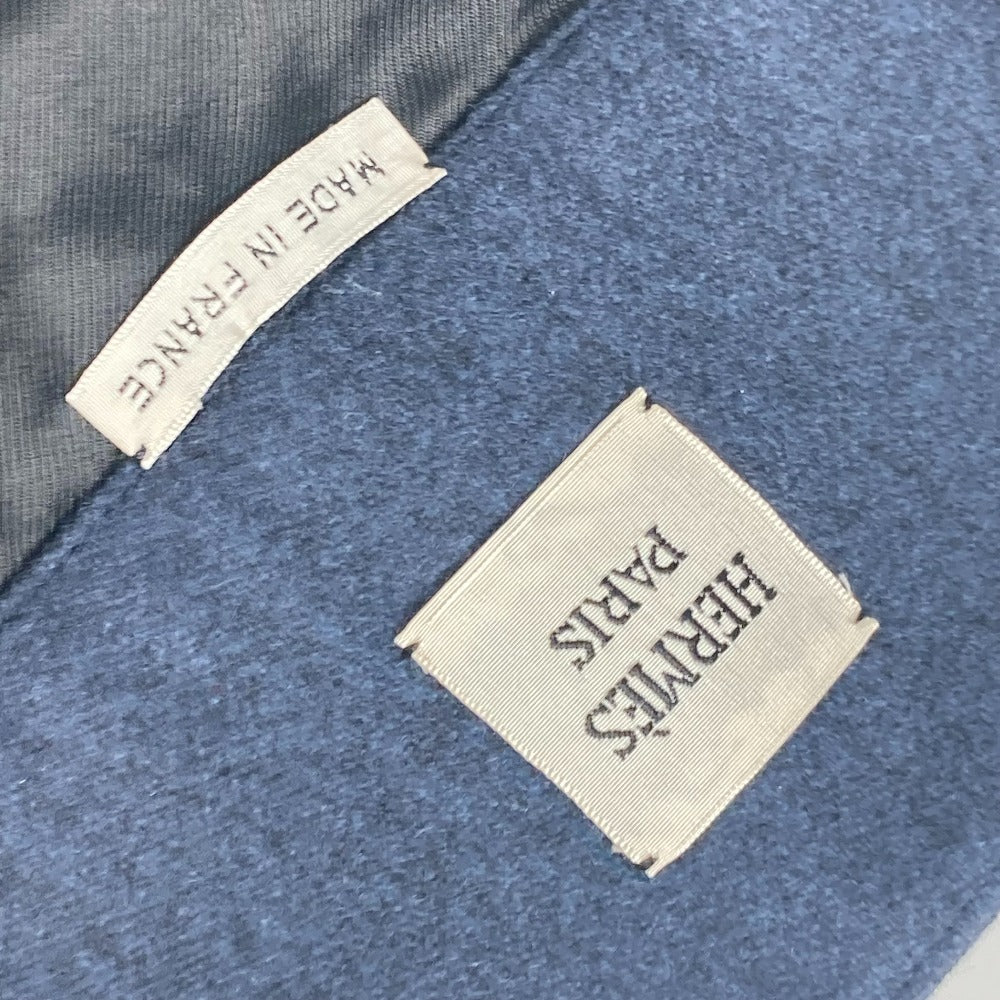 HERMES skirt wool Navy Plain Women 34  d