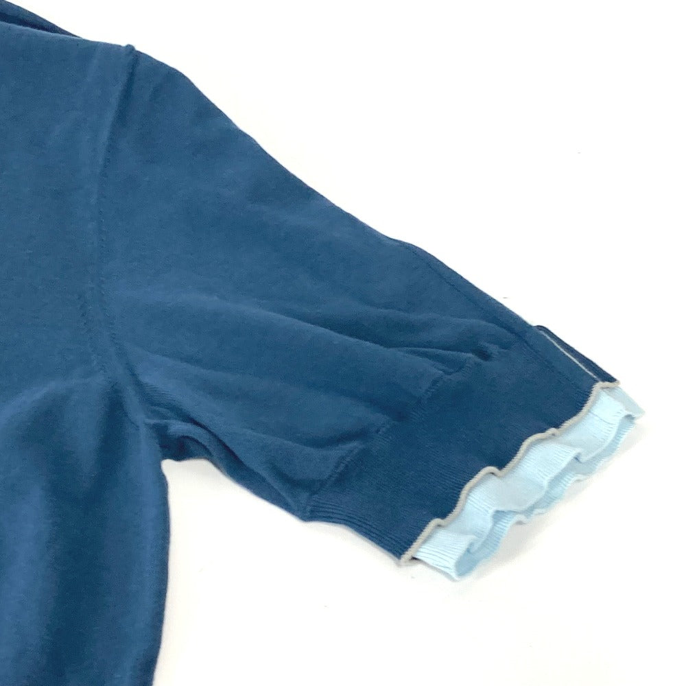 HERMES Short sleeve T-shirt cotton blue By color logo mens S  d