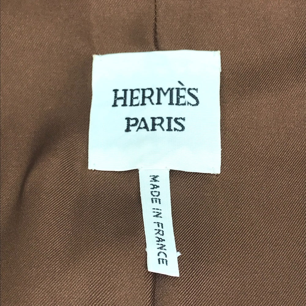 HERMES Blouson leather Brown Limited to 5 bottles worldwide apparel Women 38  d
