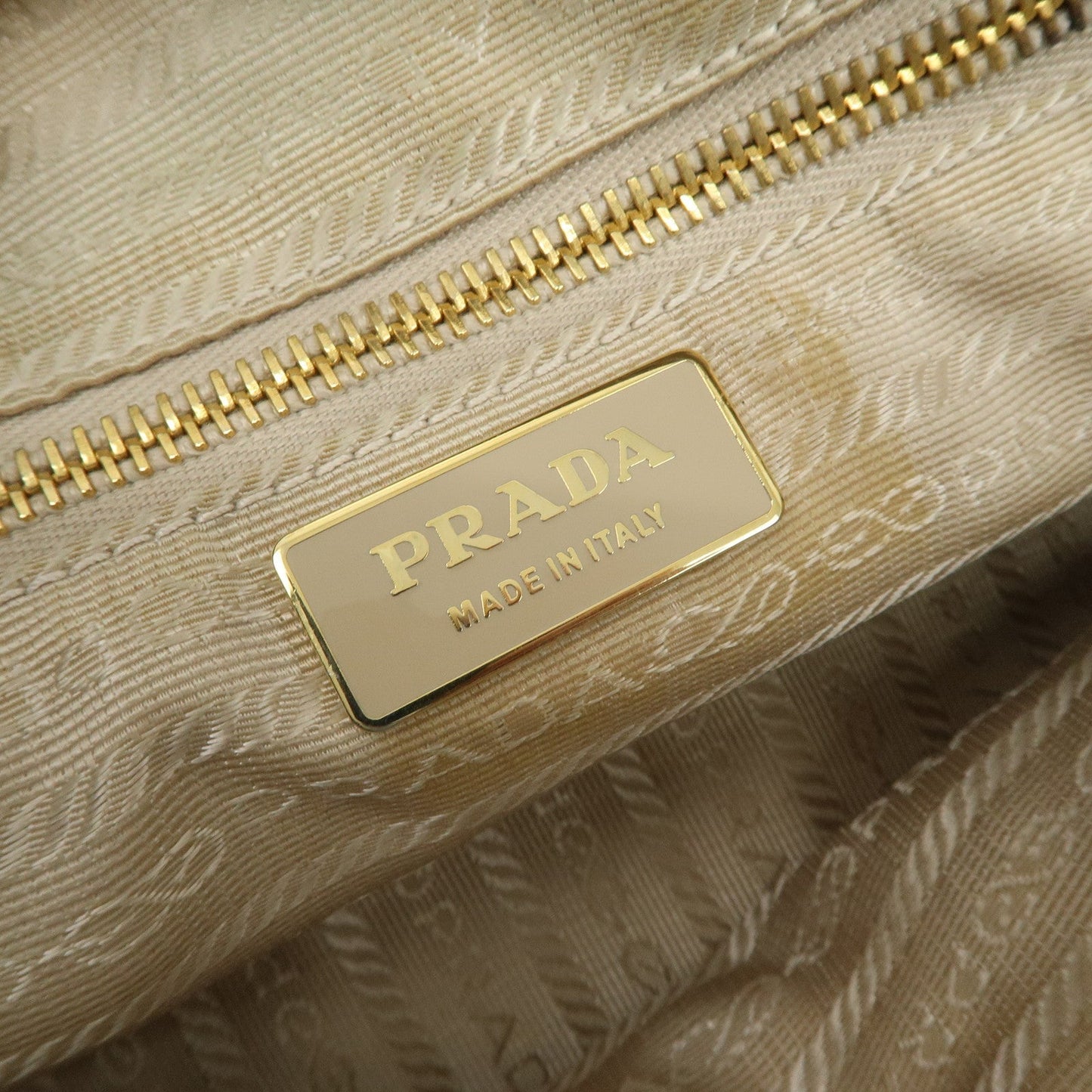 PRADA Logo Canvas Leather Nylon Shoulder Bag Boston Bag Brown  d