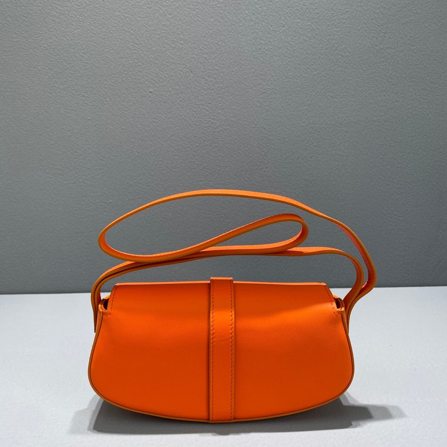 Top Quality Clutch On Strap Orange For Women 7in/18cm