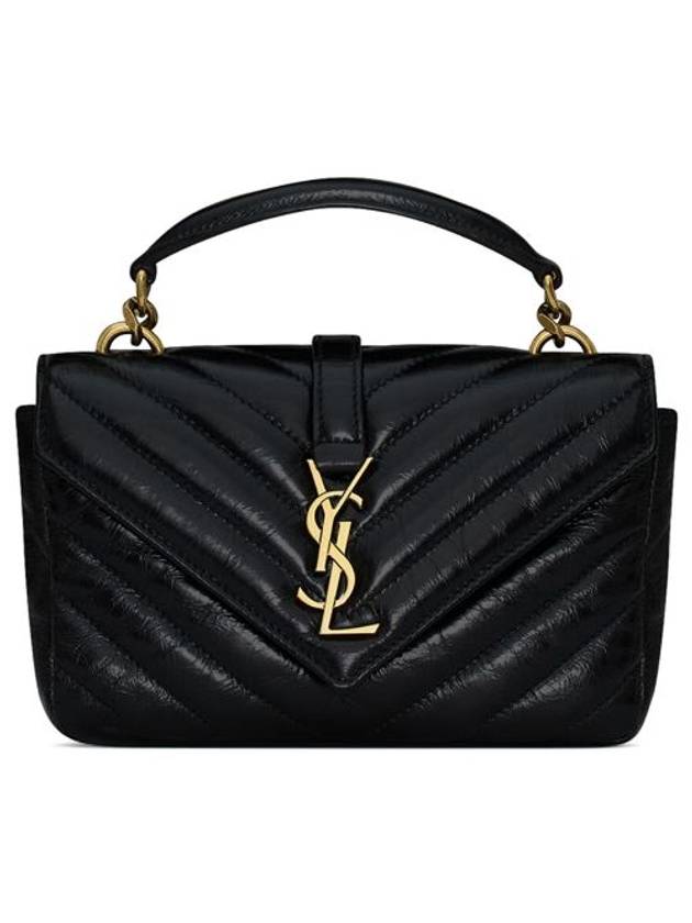 Luxury Saint Laurent Trending 2025 Applique Logo Quilted Calf Leather Tote Bag Black