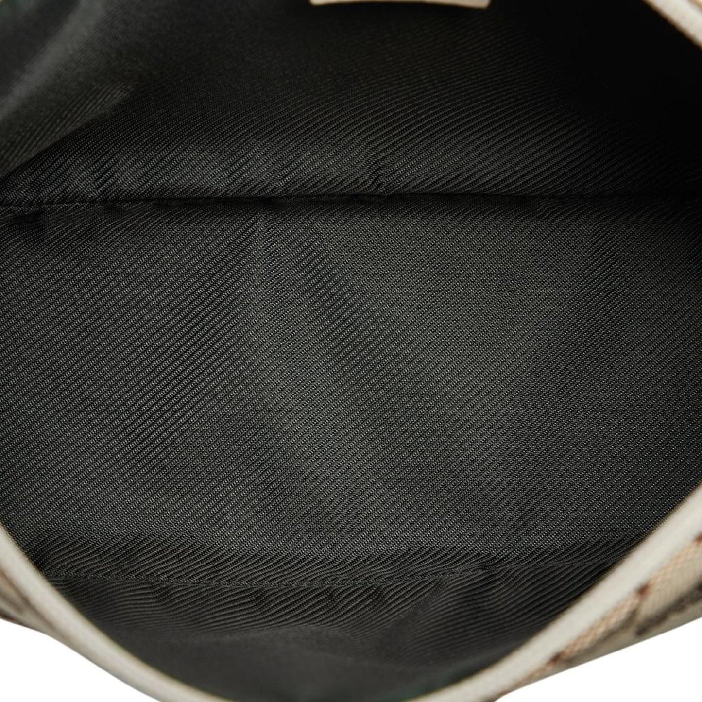 Gucci GG Canvas Boat Canvas Baguette Bag