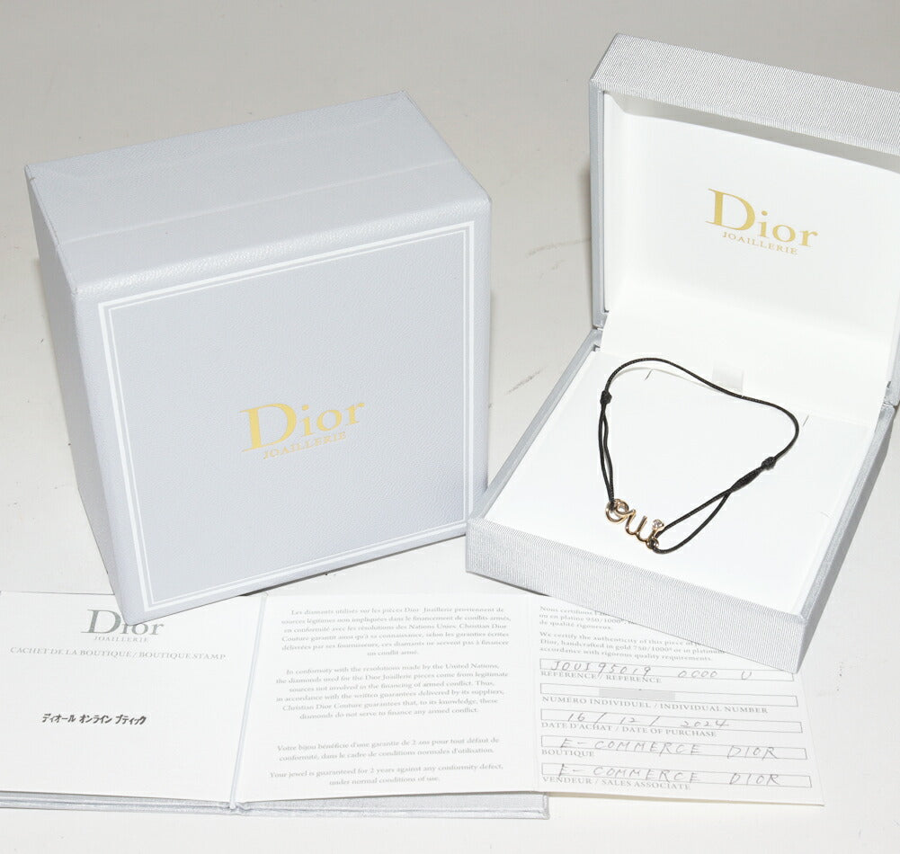 Christian Dior K18YG OUI Amour Bracelet JOUI95019_0000