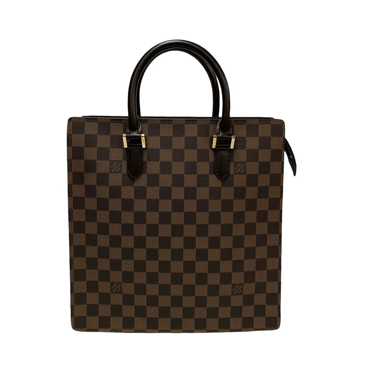 LOUIS VUITTON Handbag Leather, PVC Brown Damier Venice PM Women  d