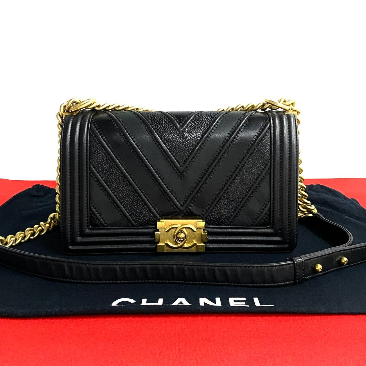 Chanel Boy Chanel Leather 2way Shoulder Bag