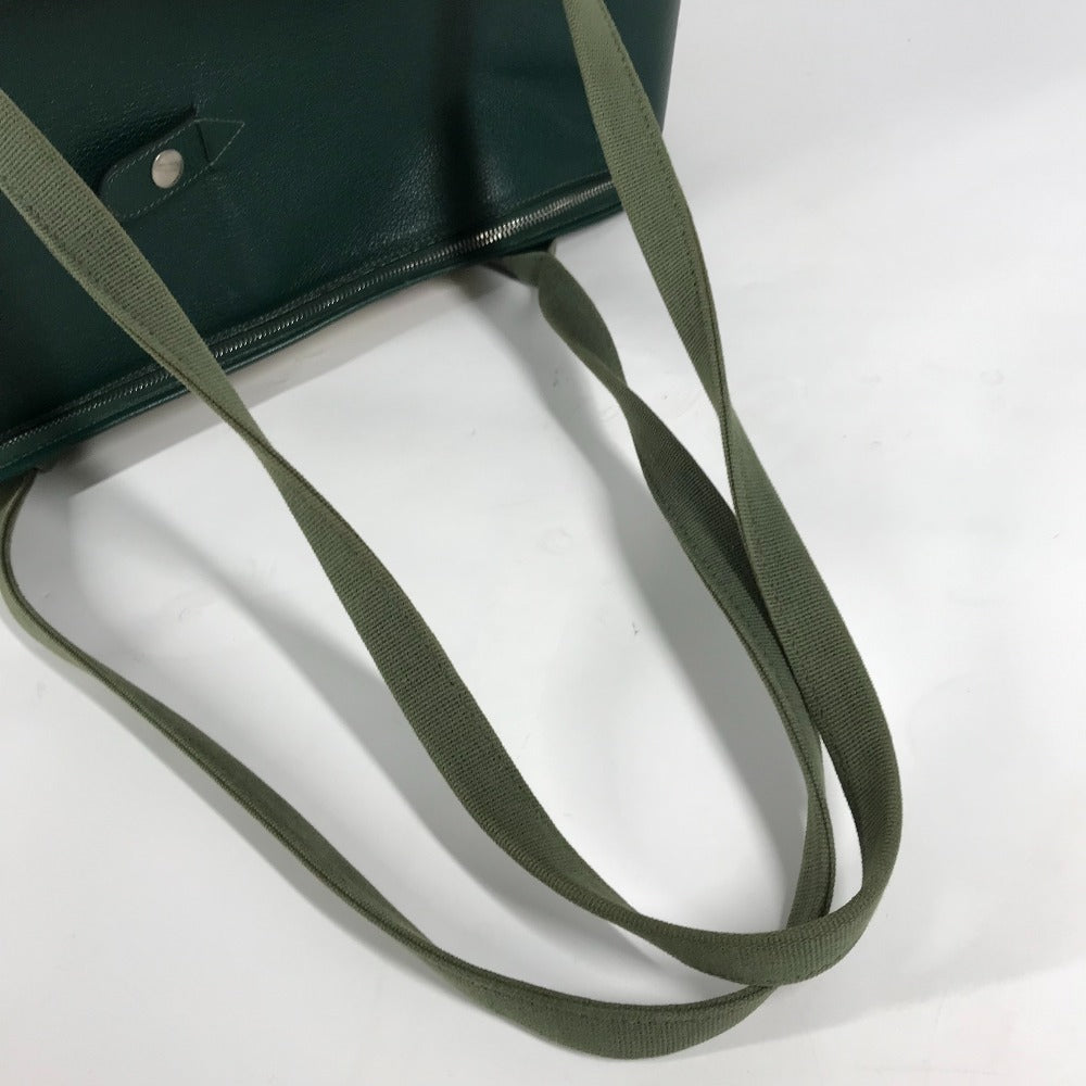 HERMES Shoulder Bag Leather , Leather/Coated Canvas beige Dog Dog Bag Sac de Transport pour Chien unisex(Unisex)  d