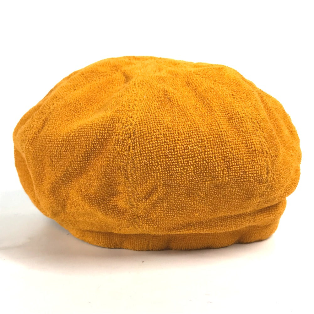 HERMES cap Cotton, Rayon Orange Hat cap cap Casquette Women 57  d