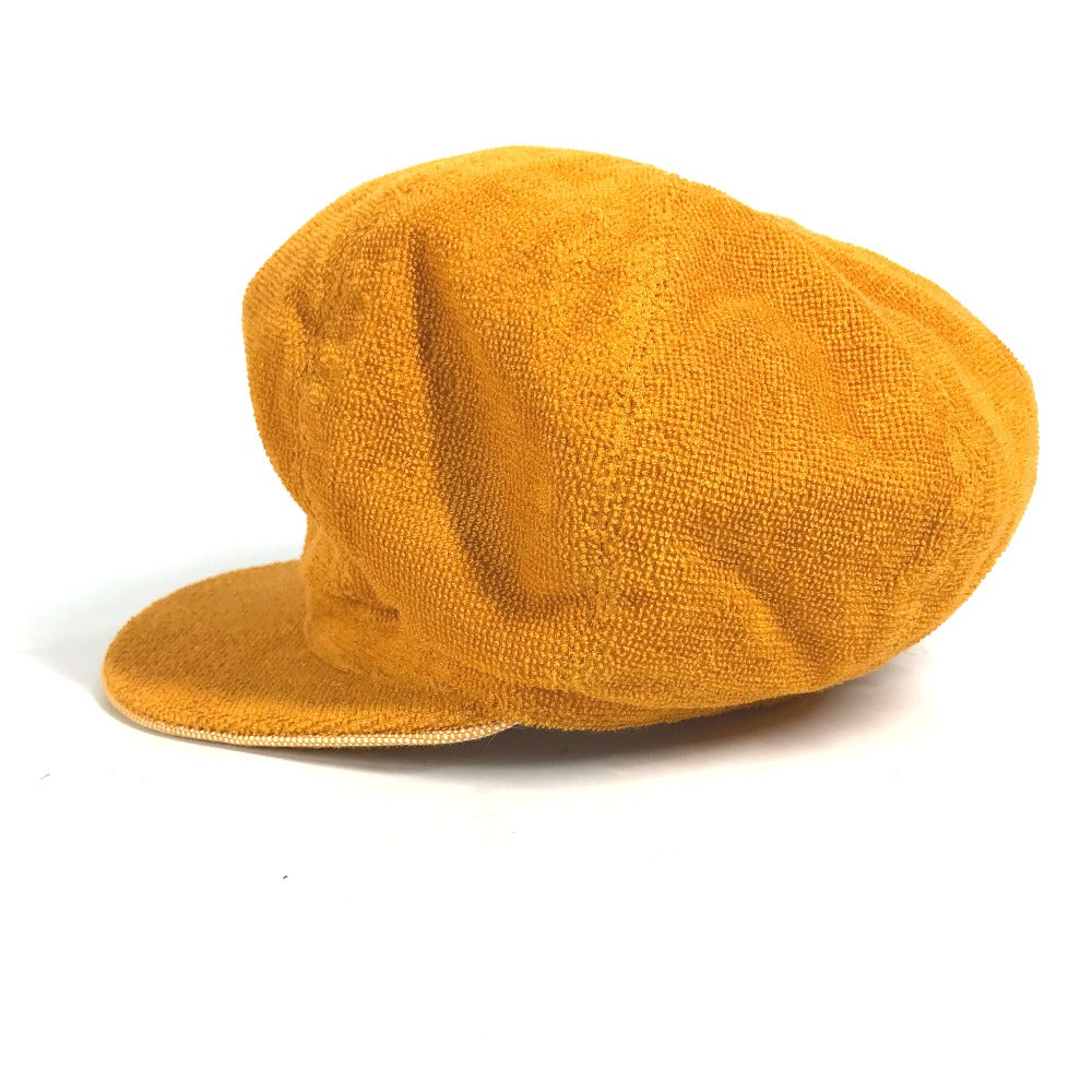 HERMES cap Cotton, Rayon Orange Hat cap cap Casquette Women 57  d