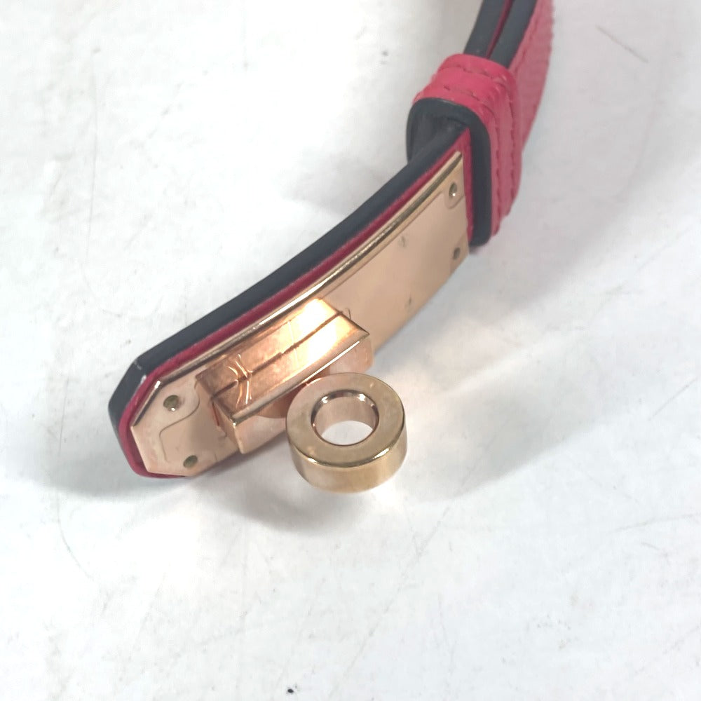 HERMES belt leather pink Kelly Belt Women  d