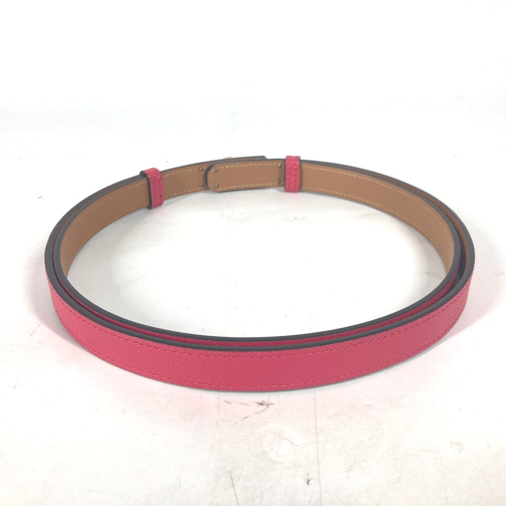 HERMES belt leather pink Kelly Belt Women  d