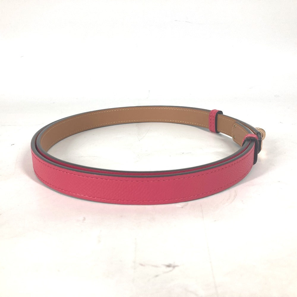 HERMES belt leather pink Kelly Belt Women  d