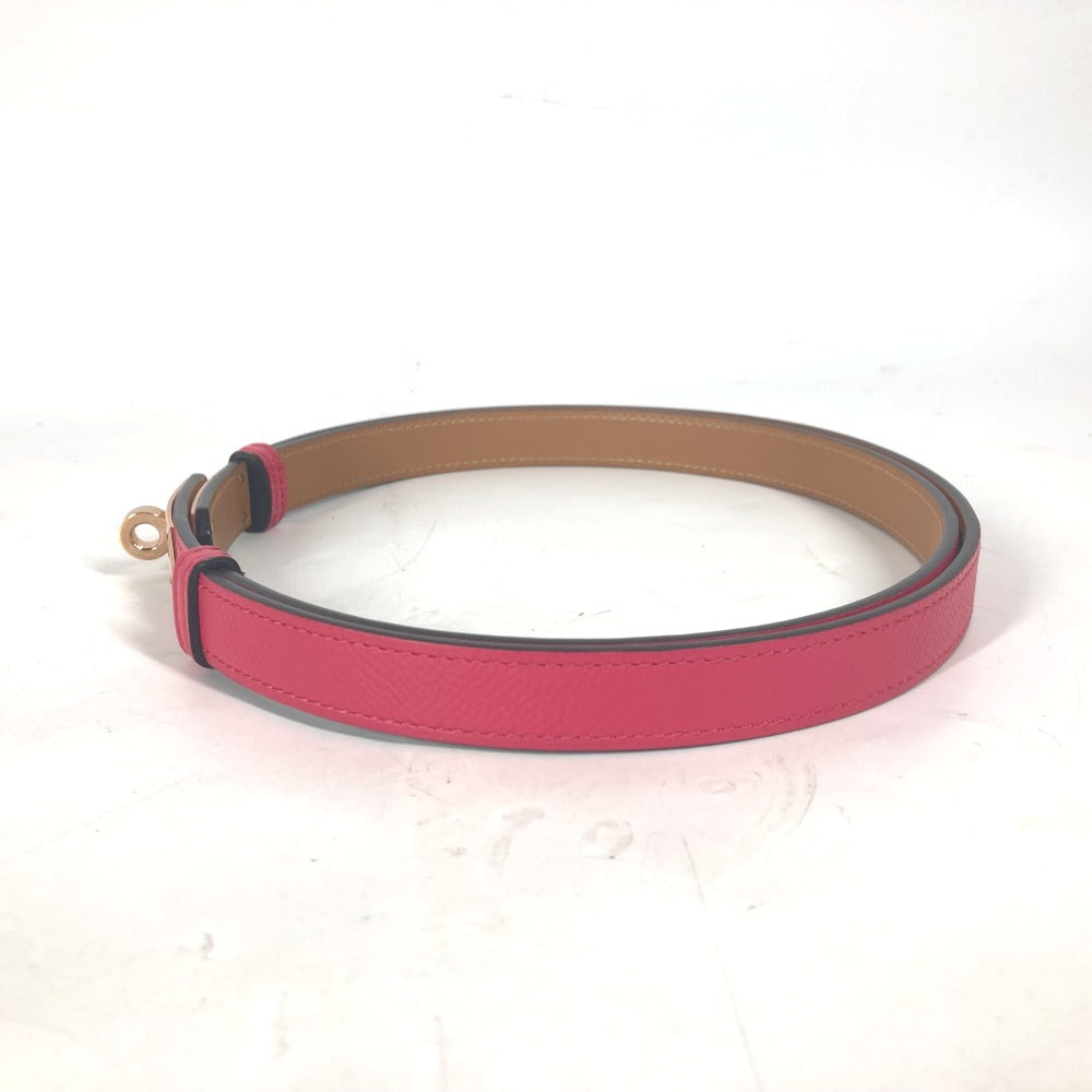 HERMES belt leather pink Kelly Belt Women  d