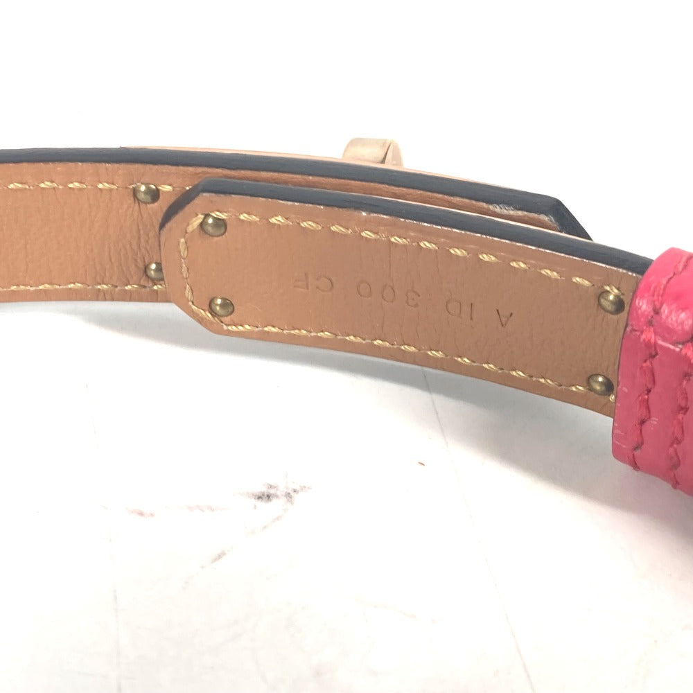 HERMES belt leather pink Kelly Belt Women  d