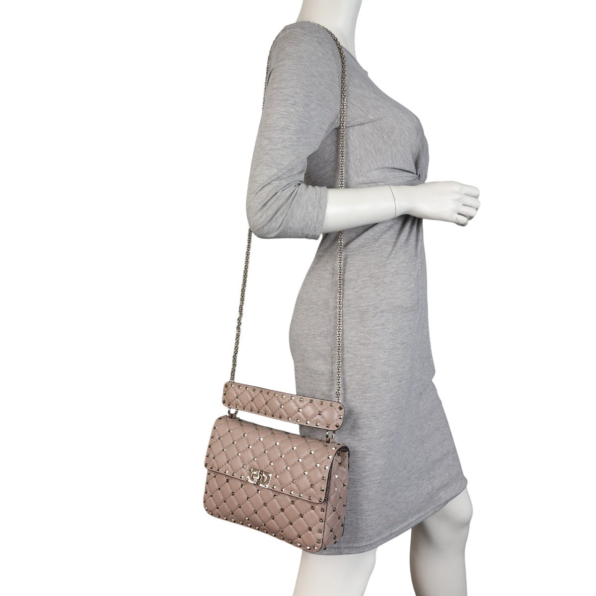 Valentino Rockstud Spike Medium Shoulder Bag