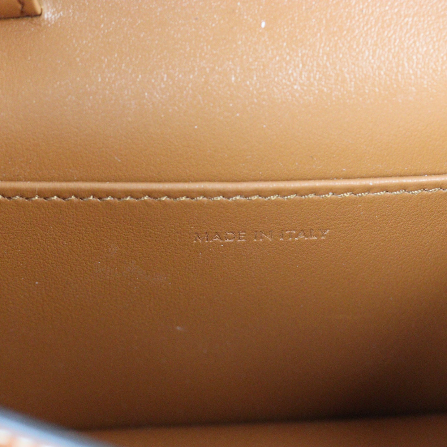 Celine Triomphe Card Holder On Chain