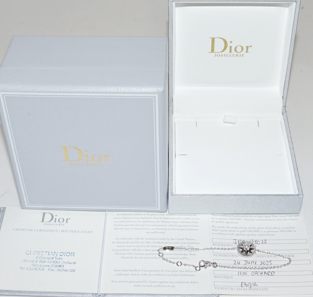 Christian Dior Rose Des Vents K18WG Bracelet