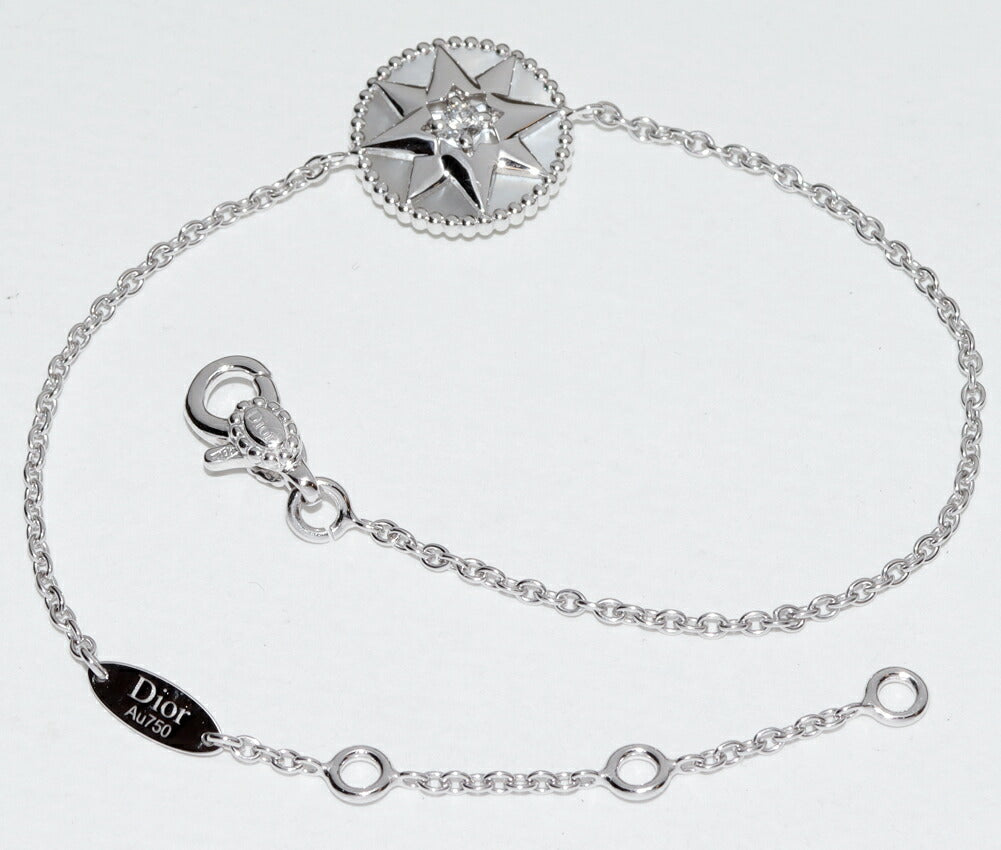 Christian Dior Rose Des Vents K18WG Bracelet