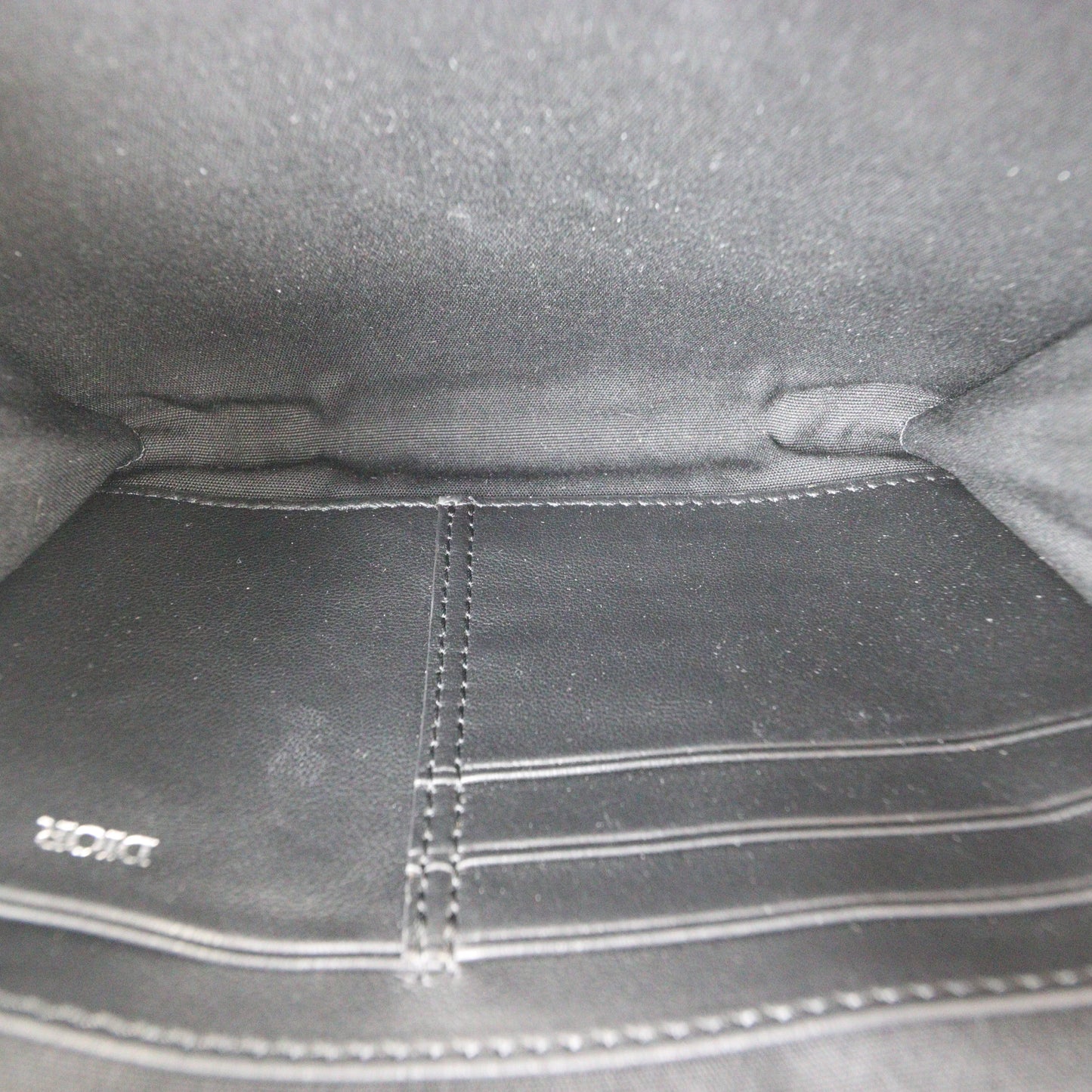 Dior Double Zip Pouch with Strap Oblique