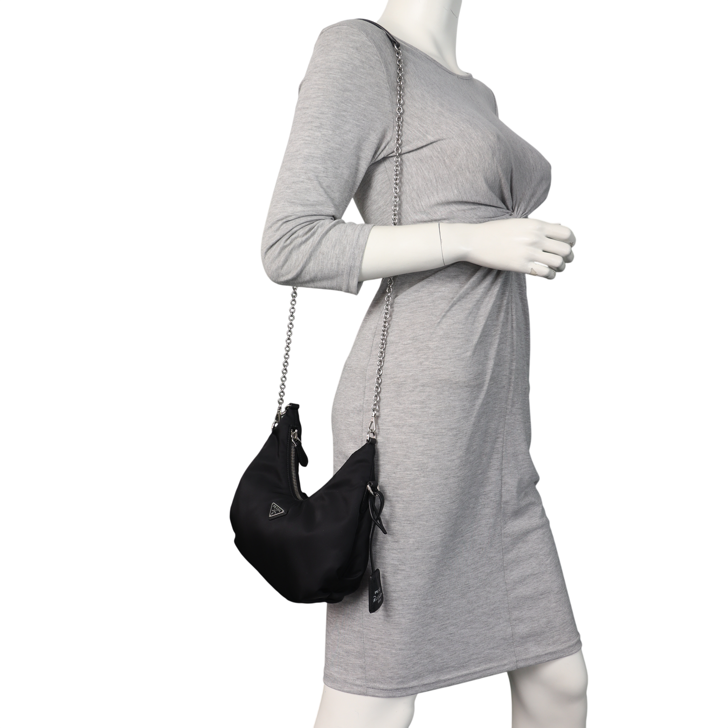 Prada Re-Edition 2006 Tessuto Chain Bag