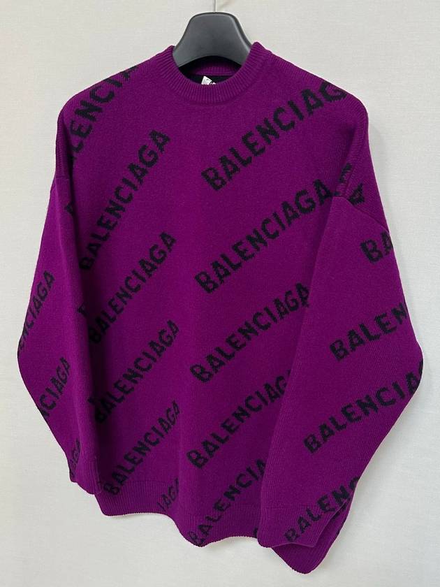 Luxury Balenciaga Trending 2025 Logo over knit sweater 110